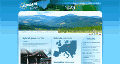 Desktop Screenshot of euro-air-camp.cz